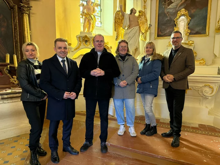 Zdjęcie: Konserwacja w kościele w Pińczycach